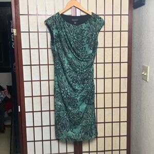 Connected Apparel faux wrap sz 10P dress.